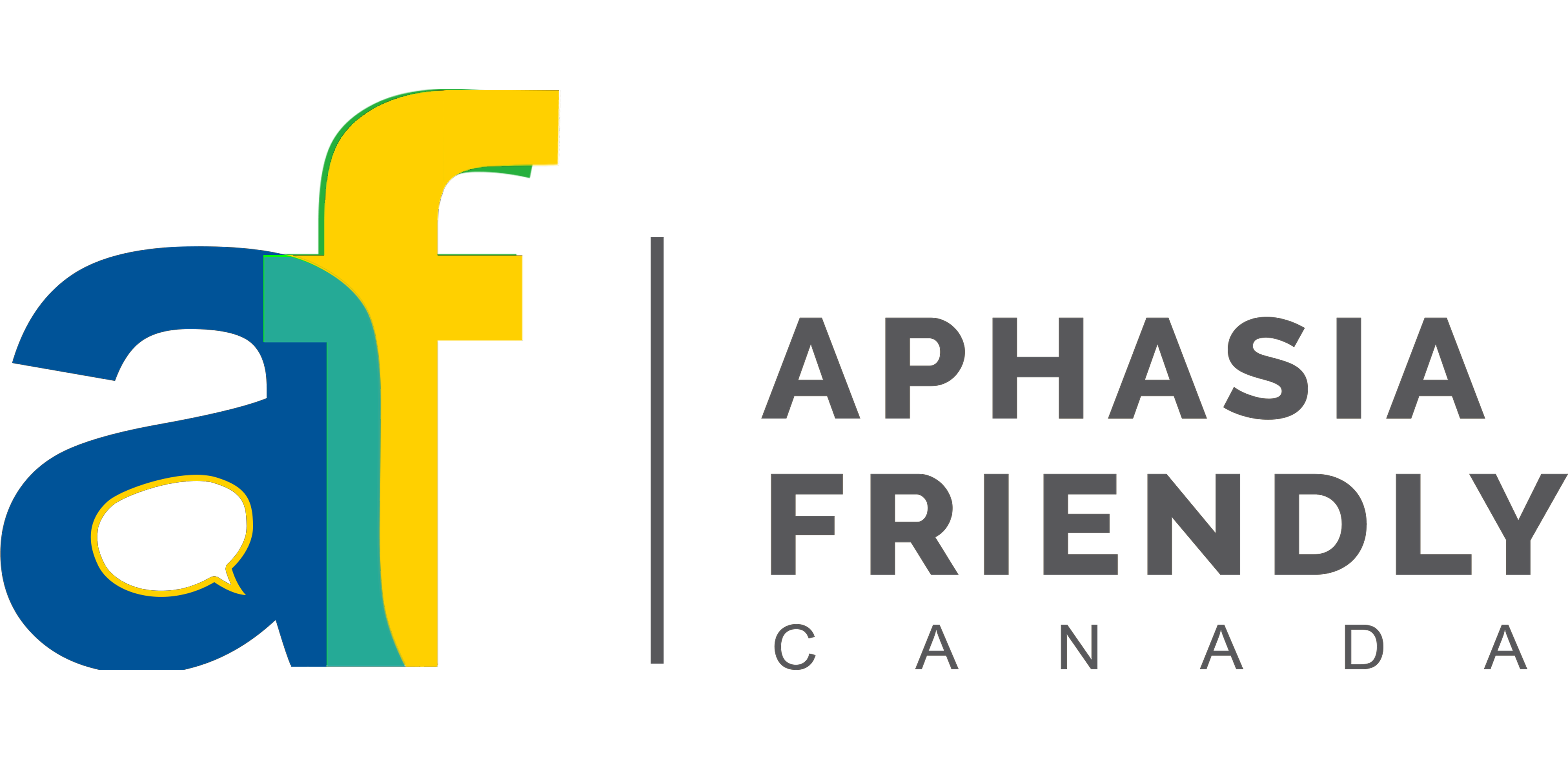 Aphasia Friendly Canada Logo